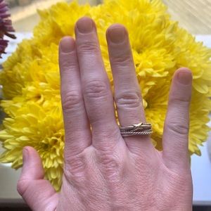 David Yurman X Crossover Ring Sz 6.5